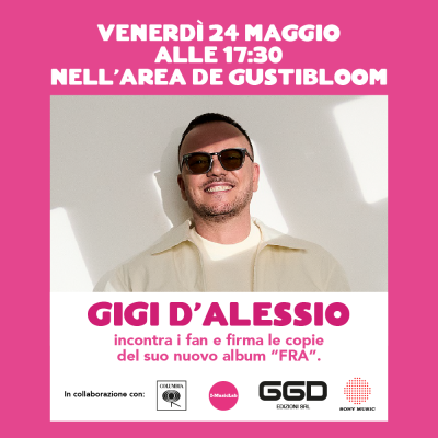 GIGI D’ALESSIO INCONTRA I FAN