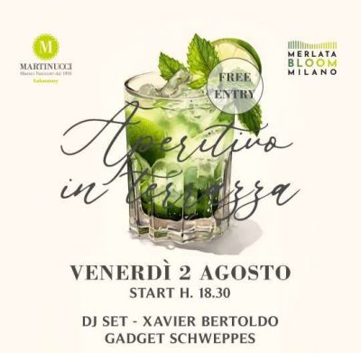 Aperitivo in terrazza con DjSet