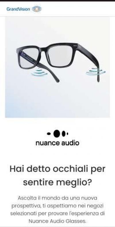 Nuovi Nuance Audio Glasses!