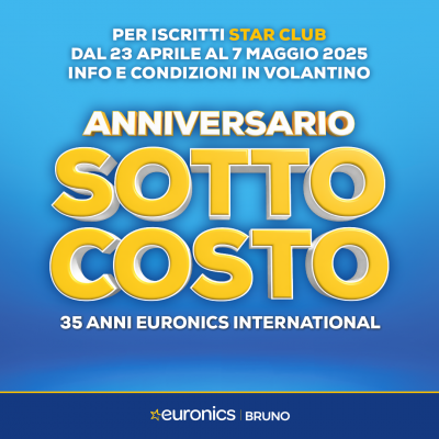 ANNIVERSARIO SOTTOCOSTO