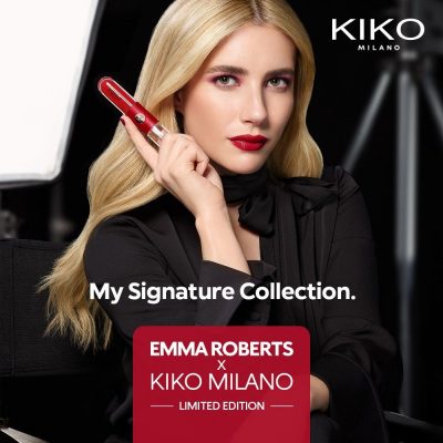 EMMA ROBERTS X KIKO MILANO