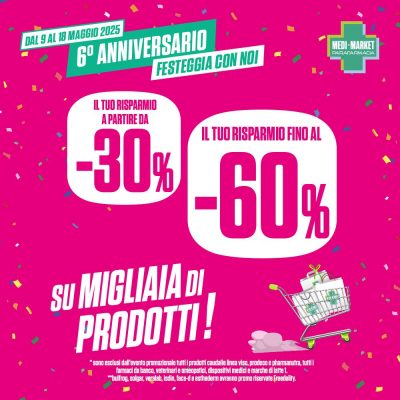 Festeggia con noi il nostro anniversario!