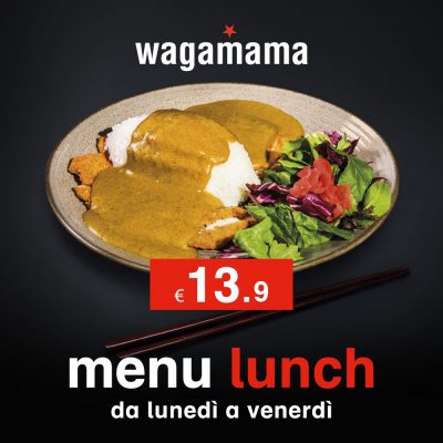 prova il nostro menu lunch a €13,90!🍜