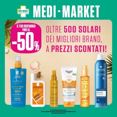 Tutto per la tua estate, solo da Medi-Market!
