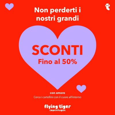 Non perdere i nostri grandi SCONTI – Fino al -50%