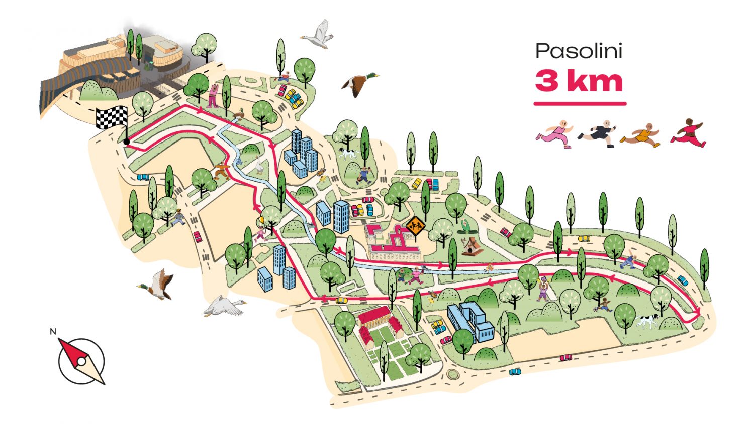 Pasolini (3km)