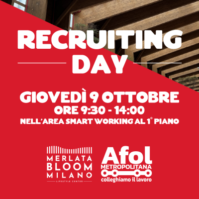 Recruiting Day 9 Ottobre