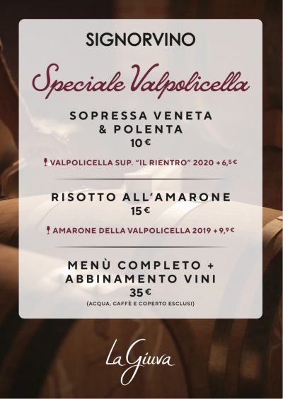 Scopri da Signorvino lo Speciale Valpolicella!