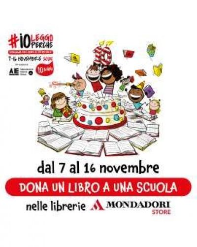 # IO LEGGO PERCHE’ – Doniamo un libro alle scuole