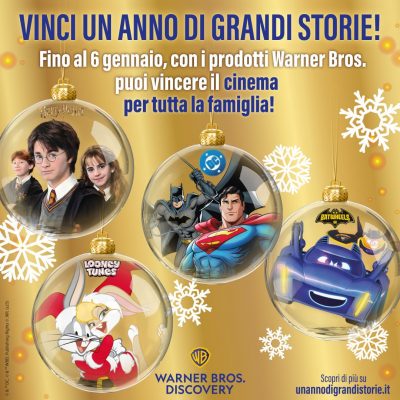 Un anno di grandi storie: vinci il cinema per tutta la famiglia!