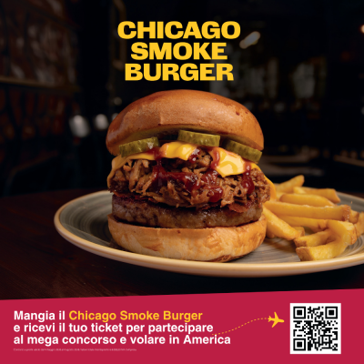 Vola in America con il Chicago Smoke Burger