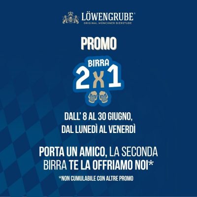 PROMO BIRRA 2×1