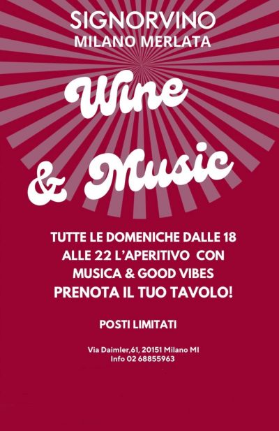 La domenica sera da Signorvino