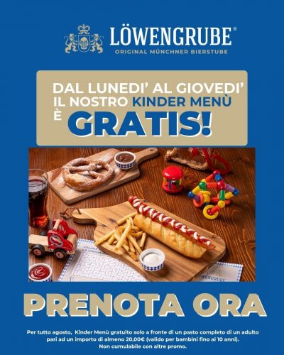 MENU KINDER GRATIS